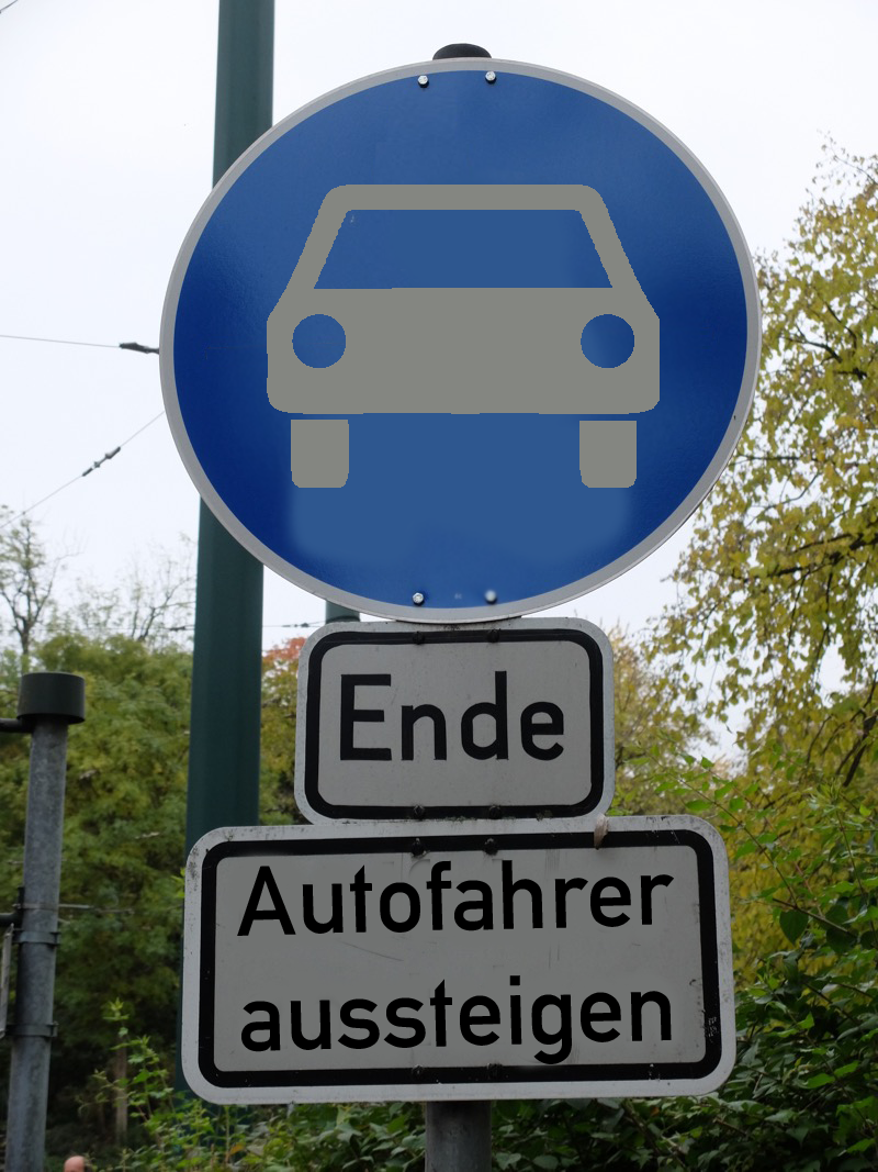 Autofahrer aussteigen | Radfahrerzone.de